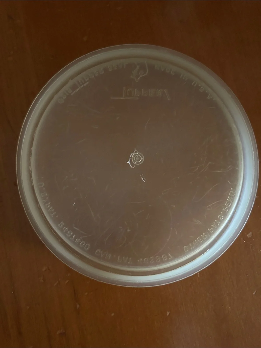 Vintage Tupperware lid